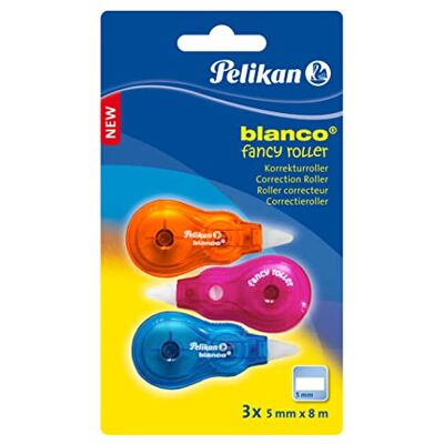 Pelikan Blanco Fancy Korrektur- Roller 3Er B917/B3 Pelikan Blanco Fancy Korrektur- Roller 3Er B917/B3