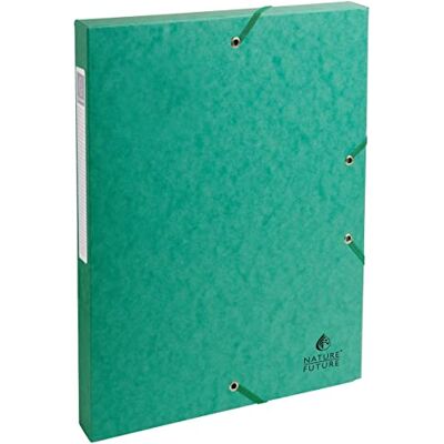Exacompta 50303E Premium Sammelbox aufgebaut mit Gummizug 25 mm breit aus extra starkem Colorspan-Karton mit Rückenschild für DIN A4 Archivbox Heftbox Dokumentenbox Zeichenbox Sammelmappe grün Exacompta 50303E Premium Sammelbox aufgebaut mit Gummizug 25 mm breit aus extra starkem Colorspan-Karton mit Rückenschild für DIN A4 Archivbox Heftbox Dokumentenbox Zeichenbox Sammelmappe grün