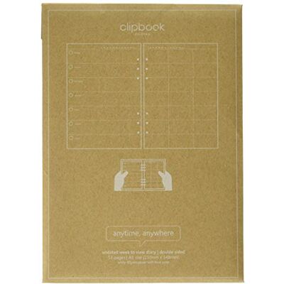 Filofax clipbook A5 undatiert Wochenansicht Filofax clipbook A5 undatiert Wochenansicht