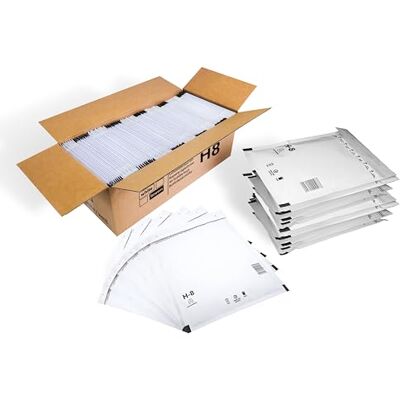TRIFOO 100 Versandtaschen Luftpolsterumschläge 290 x 370mm DIN B4 Luftpolsterversandtaschen Luftpolstertaschen Gr. H/8 H8 weiß Umschläge haftklebend gepolstert Polsterumschlag Taschen TRIFOO 100 Versandtaschen Luftpolsterumschläge 290 x 370mm DIN B4 Luftpolsterversandtaschen Luftpolstertaschen Gr. H/8 H8 weiß Umschläge haftklebend gepolstert Polsterumschlag Taschen