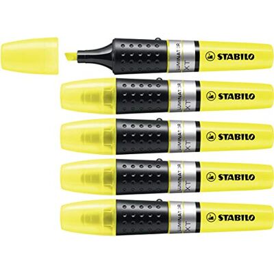 STABILO Textmarker LUMINATOR 5er Pack gelb STABILO Textmarker LUMINATOR 5er Pack gelb