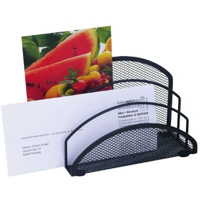 WEDO 65301 Briefständer Office (3 Fächer, Drahtmetall) schwarz, 18 x 8,5 x 12,5 cm WEDO 65301 Briefständer Office (3 Fächer, Drahtmetall) schwarz, 18 x 8,5 x 12,5 cm