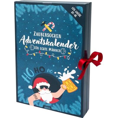 GRUSS & CO Adventskalender Zaubersocken "Für echte Männer GRUSS & CO Adventskalender Zaubersocken "Für echte Männer