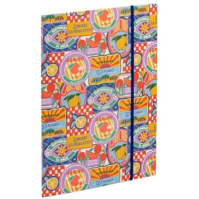 Clairefontaine 116275C Sammelmappe Fächermappe Dolce Amore, mit Gummizugverschluss 24x32cm, für DIN A4, 3 Klappen, Gummizugverschluß, 1 Stück Clairefontaine 116275C Sammelmappe Fächermappe Dolce Amore, mit Gummizugverschluss 24x32cm, für DIN A4, 3 Klappen, Gummizugverschluß, 1 Stück