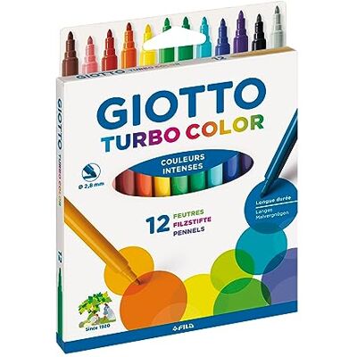 GIOTTO 0719 00 Turbo Color Faserschreiber, Mehrfarbig GIOTTO 0719 00 Turbo Color Faserschreiber, Mehrfarbig