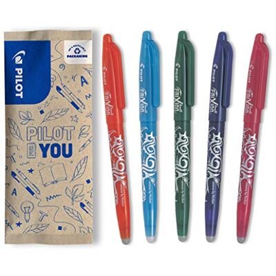 PILOT FriXion Ball 0.7 Set – 5 Stück: Orange/Grün/Pink/Violett/Hellbl – Radierbare Tintenroller 0,4mm Strichstärke, angenehme Schreibführung beim Schreiben, thermosensitive Tinte, austauschbare Mine PILOT FriXion Ball 0.7 Set – 5 Stück: Orange/Grün/Pink/Violett/Hellbl – Radierbare Tintenroller 0,4mm Strichstärke, angenehme Schreibführung beim Schreiben, thermosensitive Tinte, austauschbare Mine