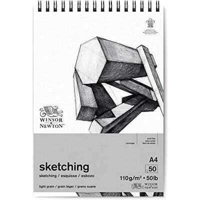 Winsor & Newton 6672002 Skizzenpapier, Extra Weiß, DIN A4 Winsor & Newton 6672002 Skizzenpapier, Extra Weiß, DIN A4