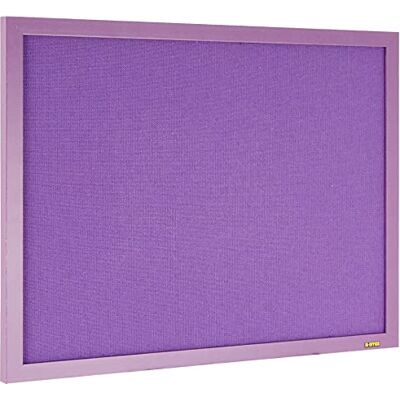 Bi-Office Pinnwand Lavender, Notiztafel mit Violett Textiloberfläche, Lila MDF Rahmen, 22 mm dicker, 60 x 45 cm Bi-Office Pinnwand Lavender, Notiztafel mit Violett Textiloberfläche, Lila MDF Rahmen, 22 mm dicker, 60 x 45 cm