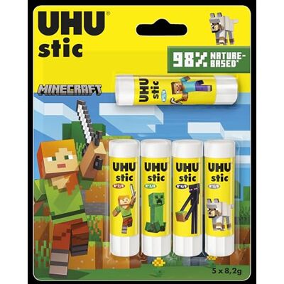 UHU stic Glue Stick BTS 2025 minecraft 5 x 8.2 g UHU stic Glue Stick BTS 2025 minecraft 5 x 8.2 g