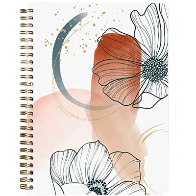 Clairefontaine 115963C Evanescence, Spiralheft DIN A5 14,8x21 cm, 74 Blatt, liniert, Motive sortiert, 1 Stück Clairefontaine 115963C Evanescence, Spiralheft DIN A5 14,8x21 cm, 74 Blatt, liniert, Motive sortiert, 1 Stück
