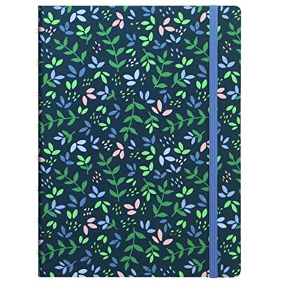 Filofax Nachfüllbares Notizbuch, A5, Garden Collection, 21 x 14,6 cm, Dusk (B115114U) Filofax Nachfüllbares Notizbuch, A5, Garden Collection, 21 x 14,6 cm, Dusk (B115114U)