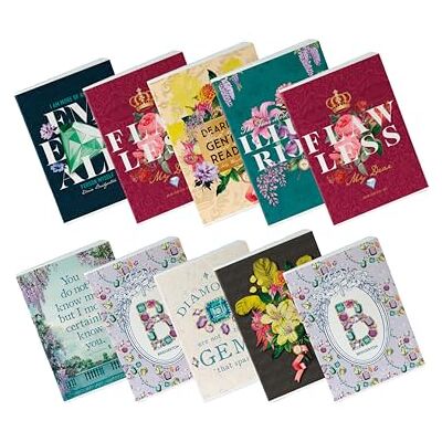 Pigna x Bridgerton, Packung mit 10 Maxi-Heften A4, Papier 80 g, 80 Seiten + personalisierbares Vorsatzblatt, Innenseiten 5M, 5-mm-Karomuster Pigna x Bridgerton, Packung mit 10 Maxi-Heften A4, Papier 80 g, 80 Seiten + personalisierbares Vorsatzblatt, Innenseiten 5M, 5-mm-Karomuster