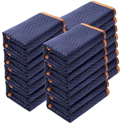VEVOR 12x Umzugsdecken 2032x1829mm Möbeldecken Vliesstoff + recycelte Baumwolle Lagerdecken Umzug Packdecken Transport-Decken Möbelpackdecken Verpackungsdecken zum Schutz für Möbel VEVOR 12x Umzugsdecken 2032x1829mm Möbeldecken Vliesstoff + recycelte Baumwolle Lagerdecken Umzug Packdecken Transport-Decken Möbelpackdecken Verpackungsdecken zum Schutz für Möbel