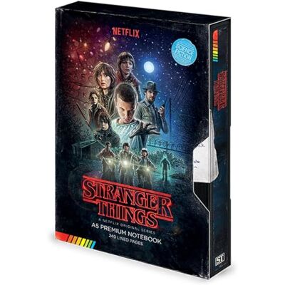Pyramid Stranger Things Premium Notizbuch A5 VHS Kassette Hardcover, gebunden, 240 Seiten liniert. Pyramid Stranger Things Premium Notizbuch A5 VHS Kassette Hardcover, gebunden, 240 Seiten liniert.
