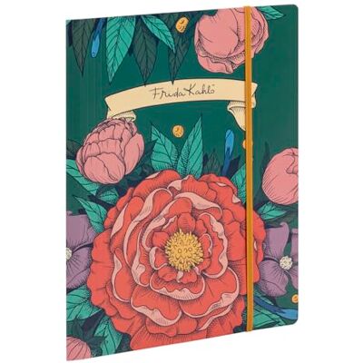 Clairefontaine 116222C Sammelmappe Fächermappe Frida Kahlo, mit Gummizugverschluss 24x32cm, 3 Klappen, Gummizugverschluß, sortiert, 1 Stück Clairefontaine 116222C Sammelmappe Fächermappe Frida Kahlo, mit Gummizugverschluss 24x32cm, 3 Klappen, Gummizugverschluß, sortiert, 1 Stück