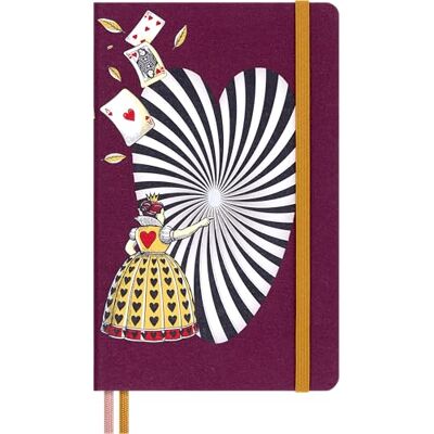 Moleskine Alice im Wunderland Notizbuch limitierte Ausgabe, L/A5, blanko, fester Einband: NB AliceW.Land LG bla HC Moleskine Alice im Wunderland Notizbuch limitierte Ausgabe, L/A5, blanko, fester Einband: NB AliceW.Land LG bla HC