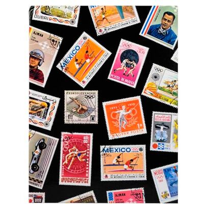 Exacompta 25130E Briefmarken Einsteckalbum Sport, 16 Seiten, 16.5 x 22.5 cm, schwarz Exacompta 25130E Briefmarken Einsteckalbum Sport, 16 Seiten, 16.5 x 22.5 cm, schwarz