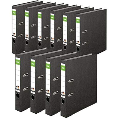 DINOR Original Ordner-Wolkenmarmor-Recycling Made in Germany. 10er Pack 5 cm breit DIN A4 schwarz Aktenordner Briefordner Büroordner Pappordner Schlitzordner Grüner Balken Blauer Engel DINOR Original Ordner-Wolkenmarmor-Recycling Made in Germany. 10er Pack 5 cm breit DIN A4 schwarz Aktenordner Briefordner Büroordner Pappordner Schlitzordner Grüner Balken Blauer Engel