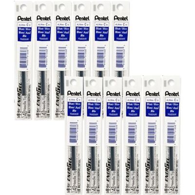 Pentel LRN4 Nachfüllmine für EnerGel Tintenroller 0,4 mm blau, 12 Stück Pentel LRN4 Nachfüllmine für EnerGel Tintenroller 0,4 mm blau, 12 Stück