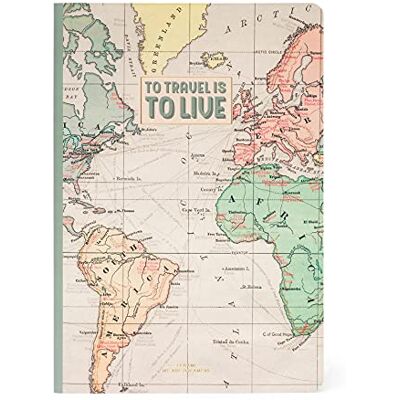 LEGAMI Notizbuch, liniert, Medium, A5-Blatt, 14,2 x 21 cm, Thema Travel, FSC®-zertifiziertes Papier (FSC-C154586), weißes Papier 100 g/m², transparent LEGAMI Notizbuch, liniert, Medium, A5-Blatt, 14,2 x 21 cm, Thema Travel, FSC®-zertifiziertes Papier (FSC-C154586), weißes Papier 100 g/m², transparent