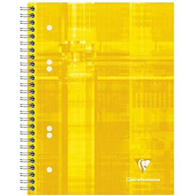 Clairefontaine 8572C Packung mit 5 Collegeblöcken DIN A5 mit Ringbuchlochung, 6-fach gelocht, 80 Blatt kariert, 90g, farbig sortiert, 1 Pack Clairefontaine 8572C Packung mit 5 Collegeblöcken DIN A5 mit Ringbuchlochung, 6-fach gelocht, 80 Blatt kariert, 90g, farbig sortiert, 1 Pack