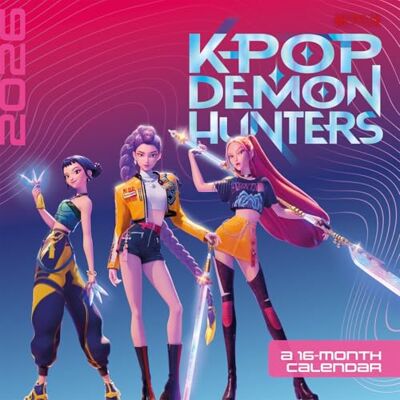 Pyramid K-POP Demon Hunters 2026 16-Monatskalender, quadratisch, 30 x 30 cm, offizielles Lizenzprodukt von , K-Pop-Wandkalender mit atemberaubenden Kunstwerken und monatlichen Layouts Pyramid K-POP Demon Hunters 2026 16-Monatskalender, quadratisch, 30 x 30 cm, offizielles Lizenzprodukt von , K-Pop-Wandkalender mit atemberaubenden Kunstwerken und monatlichen Layouts