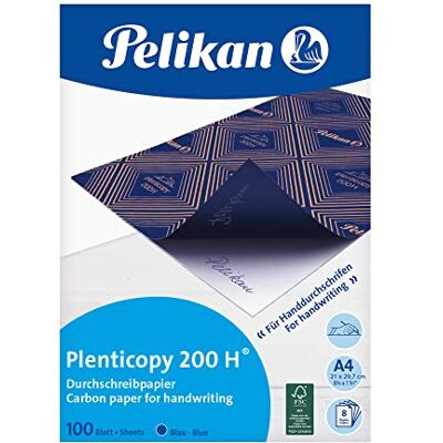 Pelikan Durchschreibepapier Plenticopy 200 H, DIN A4, 100 Blatt, 1 Set Pelikan Durchschreibepapier Plenticopy 200 H, DIN A4, 100 Blatt, 1 Set