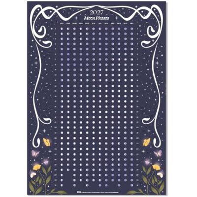 Grupo Erik Astral Horoskop Mondkalender 2027 Wandkalender Familienkalender Geschenke Familienplaner Jahresplaner Leuchtkalender Mondphasen Kalender 2027 50 x 70 cm Fanartikel Grupo Erik Astral Horoskop Mondkalender 2027 Wandkalender Familienkalender Geschenke Familienplaner Jahresplaner Leuchtkalender Mondphasen Kalender 2027 50 x 70 cm Fanartikel