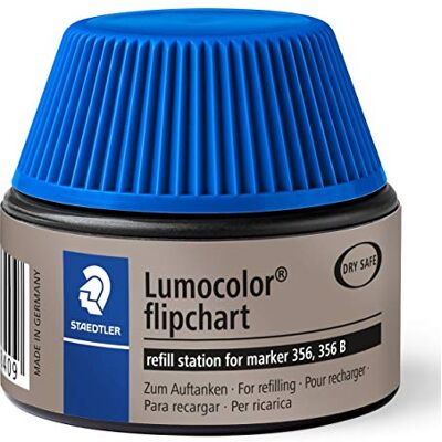 Staedtler Lumocolor 488 56 Nachfüllstation – Blau, 30 ml Für Flipchart Marker 356 & 356 B – schreibbereit in Minuten – Art.-Nr. 488 56-3 Staedtler Lumocolor 488 56 Nachfüllstation – Blau, 30 ml Für Flipchart Marker 356 & 356 B – schreibbereit in Minuten – Art.-Nr. 488 56-3