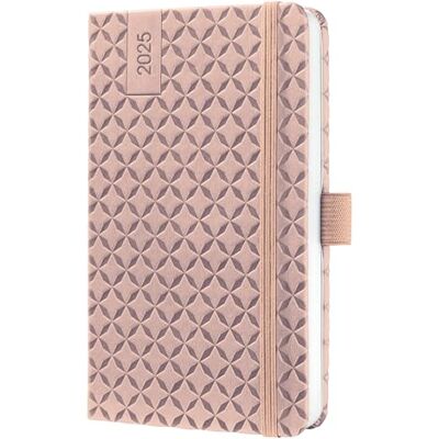 Sigel J5130 Wochenkalender Jolie 2025, ca. A6, rose, Hardcover, Gummiband, Stiftschlaufe, Einstecktasche, 174 Seiten, vegan, aus nachhaltigem Papier, Terminplaner Sigel J5130 Wochenkalender Jolie 2025, ca. A6, rose, Hardcover, Gummiband, Stiftschlaufe, Einstecktasche, 174 Seiten, vegan, aus nachhaltigem Papier, Terminplaner