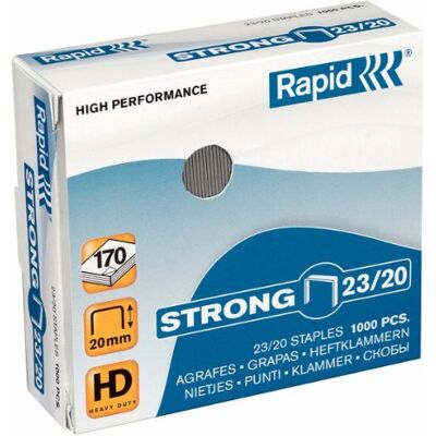 Rapid Heftklammern (23/20 mm, Strong, verzinkt) 1000 Stück Rapid Heftklammern (23/20 mm, Strong, verzinkt) 1000 Stück