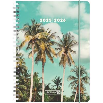 BRUNNEN Schülerkalender (2025/2026) "Tropical", 2 Seiten = 1 Woche, A5, 208 Seiten, PP-Umschlag, mehrfarbig BRUNNEN Schülerkalender (2025/2026) "Tropical", 2 Seiten = 1 Woche, A5, 208 Seiten, PP-Umschlag, mehrfarbig
