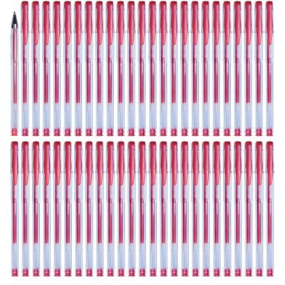 OFFICER PRODUCTS Gelkugelschreiber Kugelschreiber / 50 Stück (50er Pack) /Geltinte Farbe: Rot/Kugeldurchmesser: 0,5 mm/GelschreiberGelstifte/Wasserfeste und Nicht Verblassende Tinte OFFICER PRODUCTS Gelkugelschreiber Kugelschreiber / 50 Stück (50er Pack) /Geltinte Farbe: Rot/Kugeldurchmesser: 0,5 mm/GelschreiberGelstifte/Wasserfeste und Nicht Verblassende Tinte