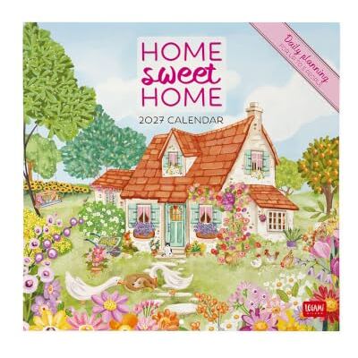 LEGAMI – Kalender 2027 Wandkalender, Home Sweet Home, 12 Monate, 30 x 29 cm LEGAMI – Kalender 2027 Wandkalender, Home Sweet Home, 12 Monate, 30 x 29 cm