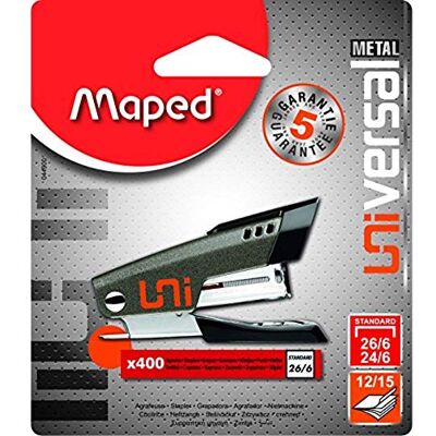 Maped Universal Half Strip Heftgerät mit 400 Heftklammern MINI Maped Universal Half Strip Heftgerät mit 400 Heftklammern MINI