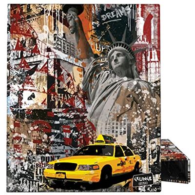 Grafoplás 88142646. Ringbuch A4, 4 Ringe gemischt 25 mm, Kollektion Grunge Cities, New York, FSC-zertifiziert Grafoplás 88142646. Ringbuch A4, 4 Ringe gemischt 25 mm, Kollektion Grunge Cities, New York, FSC-zertifiziert