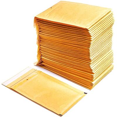 OFITURIA Gepolsterte Umschläge aus Polyethylen-Innenpolster, Farbe Braun, Versandtaschen mit Kapazität für Dokumente mit einer maximalen Fläche (20 Polsterumschläge, 270x360 mm) OFITURIA Gepolsterte Umschläge aus Polyethylen-Innenpolster, Farbe Braun, Versandtaschen mit Kapazität für Dokumente mit einer maximalen Fläche (20 Polsterumschläge, 270x360 mm)