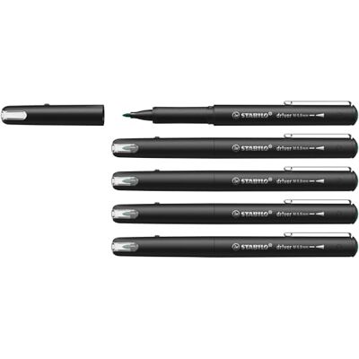 STABILO Premium-Filzschreiber dr!ver medium 5er Pack grün STABILO Premium-Filzschreiber dr!ver medium 5er Pack grün