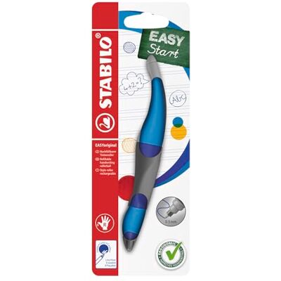 STABILO Ergonomischer Tintenroller für Rechtshänder EASYoriginal in dunkel-/hellblau blau (löschbar) inkl. Patrone Blister STABILO Ergonomischer Tintenroller für Rechtshänder EASYoriginal in dunkel-/hellblau blau (löschbar) inkl. Patrone Blister