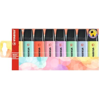 STABILO Boss Pastell Textmarker - 8er Set STABILO Boss Pastell Textmarker - 8er Set