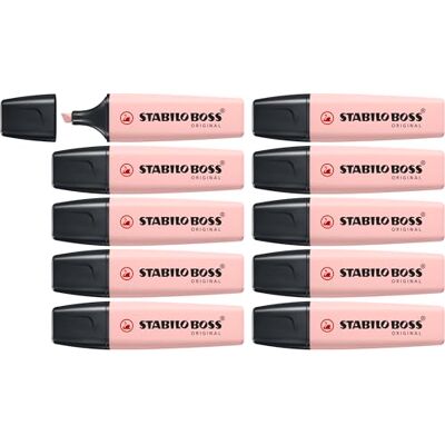 STABILO Textmarker BOSS ORIGINAL NatureCOLORS Wildflower 10er Pack rouge STABILO Textmarker BOSS ORIGINAL NatureCOLORS Wildflower 10er Pack rouge