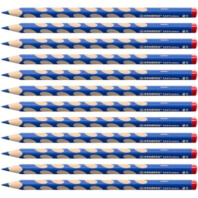 STABILO Ergonomischer Buntstift für Rechtshänder EASYcolors 12er Pack ultramarinblau STABILO Ergonomischer Buntstift für Rechtshänder EASYcolors 12er Pack ultramarinblau