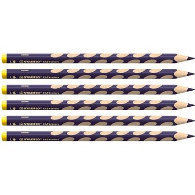 STABILO Ergonomischer Buntstift für Linkshänder EASYcolors 6er Pack blauviolett STABILO Ergonomischer Buntstift für Linkshänder EASYcolors 6er Pack blauviolett
