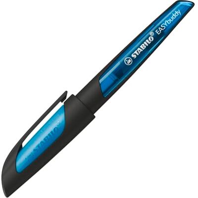STABILO Schulfüller mit Linkshänder-Feder L EASYbuddy in schwarz/himmelblau blau (löschbar) inkl. Patrone STABILO Schulfüller mit Linkshänder-Feder L EASYbuddy in schwarz/himmelblau blau (löschbar) inkl. Patrone