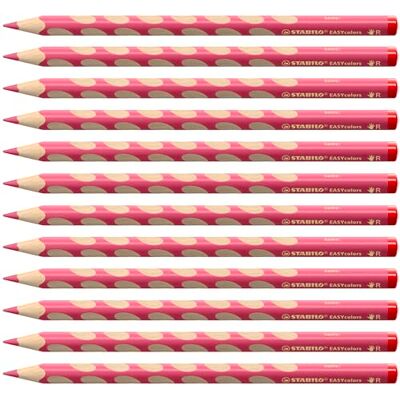 STABILO Ergonomischer Buntstift für Rechtshänder EASYcolors 12er Pack rosa STABILO Ergonomischer Buntstift für Rechtshänder EASYcolors 12er Pack rosa