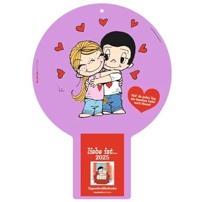 Alpha liebe ist... 2025 Tagesabreißkalender, 22,5x31,5cm, Kalender mit Blätter zum Abreißen, jeden Tag schöne Sprüche, deutsches Kalendarium Alpha liebe ist... 2025 Tagesabreißkalender, 22,5x31,5cm, Kalender mit Blätter zum Abreißen, jeden Tag schöne Sprüche, deutsches Kalendarium