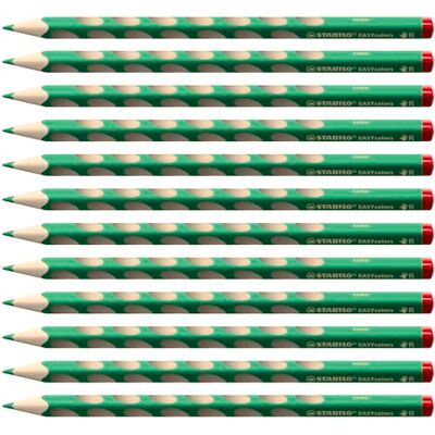 STABILO Ergonomischer Buntstift für Rechtshänder EASYcolors 12er Pack deckgrün opaque STABILO Ergonomischer Buntstift für Rechtshänder EASYcolors 12er Pack deckgrün opaque