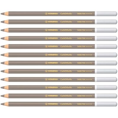 STABILO Pastellkreidestift CarbOthello 12er Pack grau 3w STABILO Pastellkreidestift CarbOthello 12er Pack grau 3w