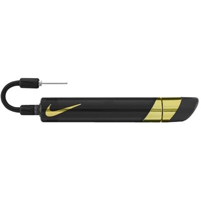 NIKE Hyperspeed Ballpumpe Luftpumpe für Fußball Basketball Handball Sport Ballpumpe kompakt tragbar Ball Inflator Trainings Zubehör, Black/Metallic Gold/Metallic Gold, One Size NIKE Hyperspeed Ballpumpe Luftpumpe für Fußball Basketball Handball Sport Ballpumpe kompakt tragbar Ball Inflator Trainings Zubehör, Black/Metallic Gold/Metallic Gold, One Size