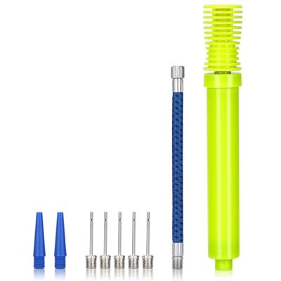 Alyvisun Ballpumpe Zweirichtungs, Tragbare Ball Pumpe Kits, Fußballpumpe mit Nadel & Verlängerungsschlauch für Basketball, Volleyball, Ballon, Robuster Aluminiumlegierungsrohr, Schnelle Aufblaspumpe Alyvisun Ballpumpe Zweirichtungs, Tragbare Ball Pumpe Kits, Fußballpumpe mit Nadel & Verlängerungsschlauch für Basketball, Volleyball, Ballon, Robuster Aluminiumlegierungsrohr, Schnelle Aufblaspumpe